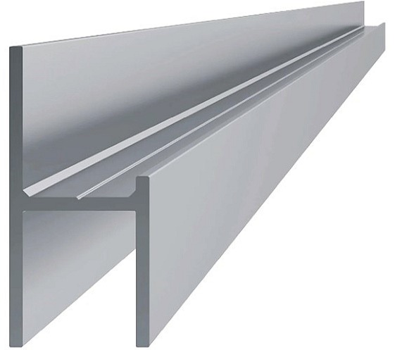 UT profil 20,5x22x6000mm, materiál EN AW-6060 T66, přírodní hliník bez povrchové úpravy