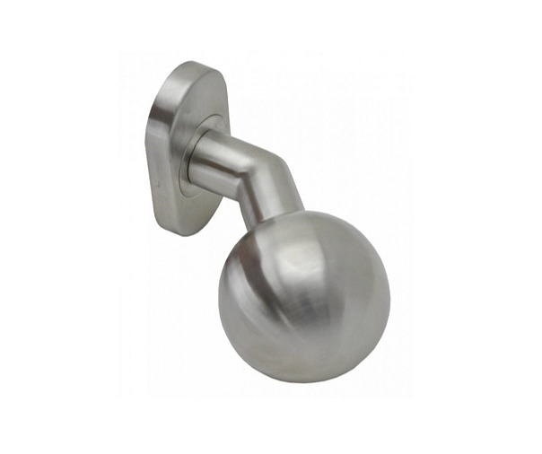 Koule ke klice s oválnou rozetou, pevná, bal.: 1 pár, broušená nerez K320 /AISI304