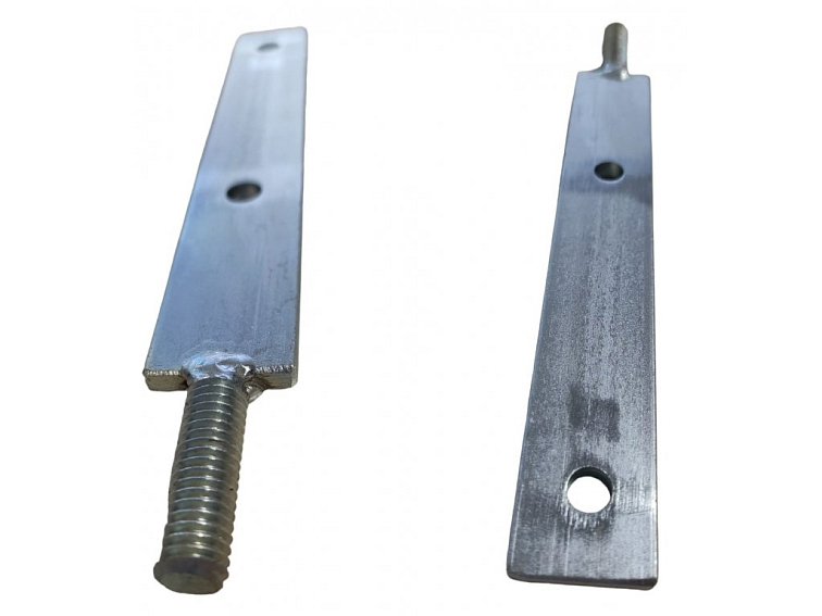 Závěs plotového pole do kovový sloupků pro dřevěnou výplň, Zn