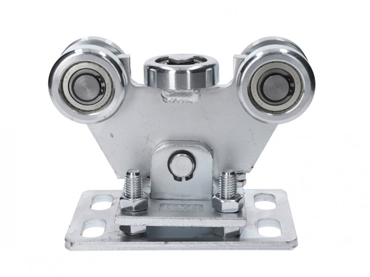 Vozík regulovatelný pro profil 70x70x4mm, ocelová kolečka, povrch-galvanické zinkování