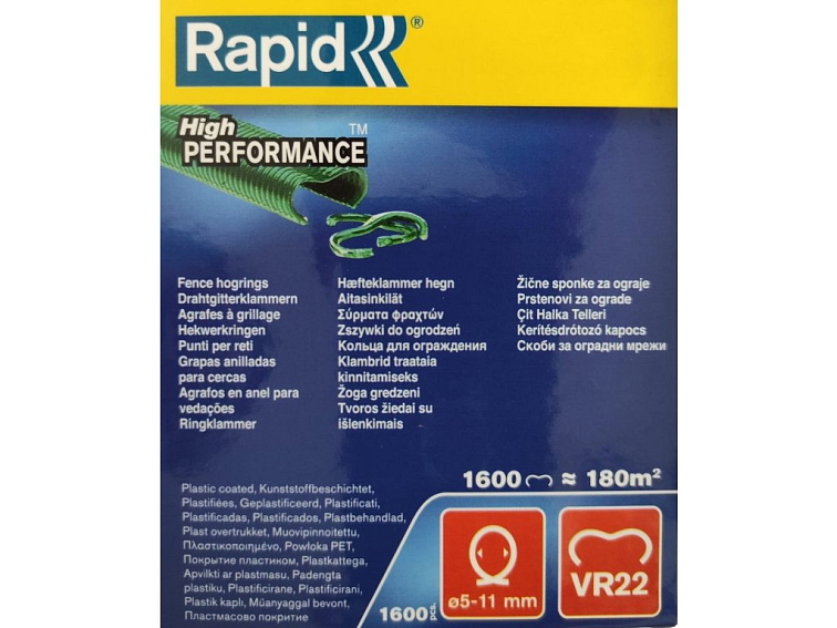 Spona PLOTFIX, zelená