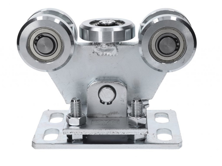 Vozík regulovatelný pro profil 80x80x5mm, ocelová kolečka, povrch-galvanické zinkování