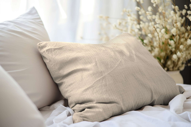 Mušelínová obliečka na vankúšik Sand