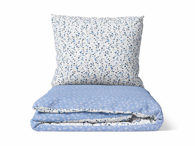 Bavlnené obliečky Borghese svetlo modré