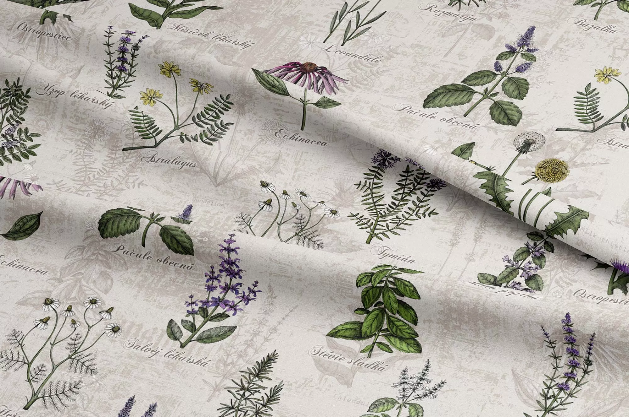 Bavlnené obliečky Liečivá záhrada