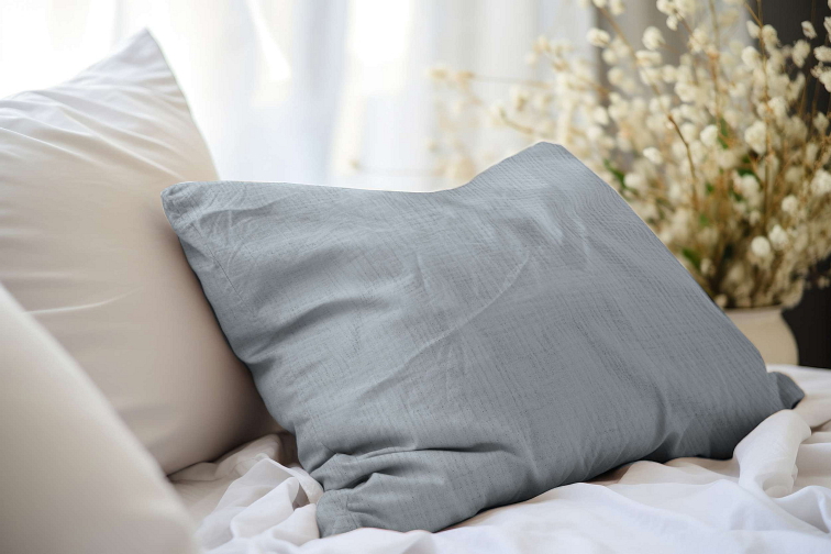 Mušelínová obliečka na vankúšik Jeans