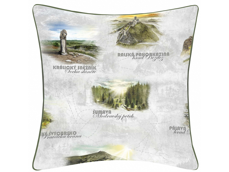 Obliečka na vankúš Krásy Česka od Darré