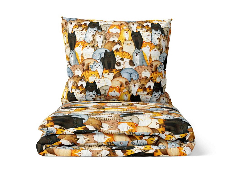 Krepové obliečky Mačky