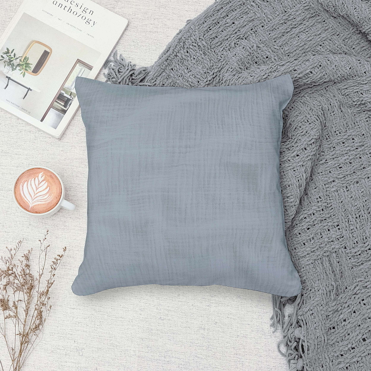 Mušelínová obliečka na vankúšik Jeans