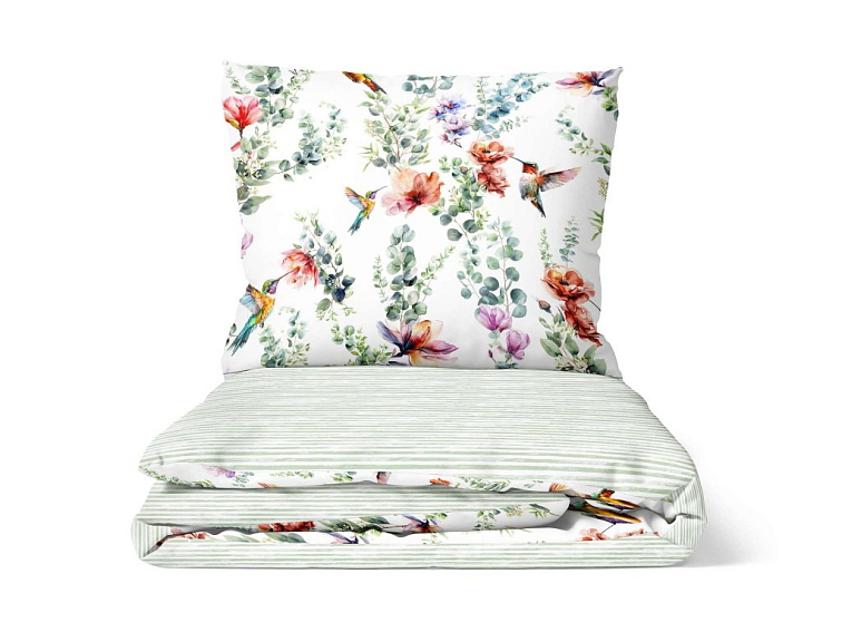 Bavlnené obliečky Kolibrík - farebný 2