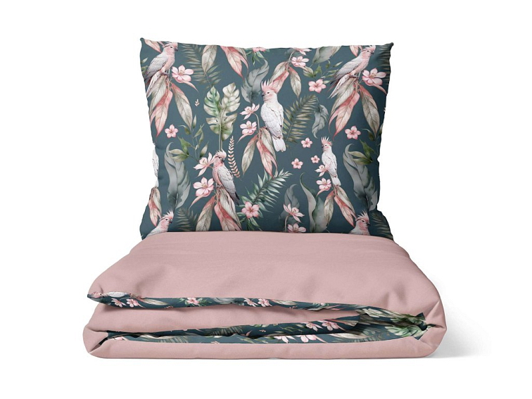 Bavlnené obliečky Tropický vánok staroružovej - duo