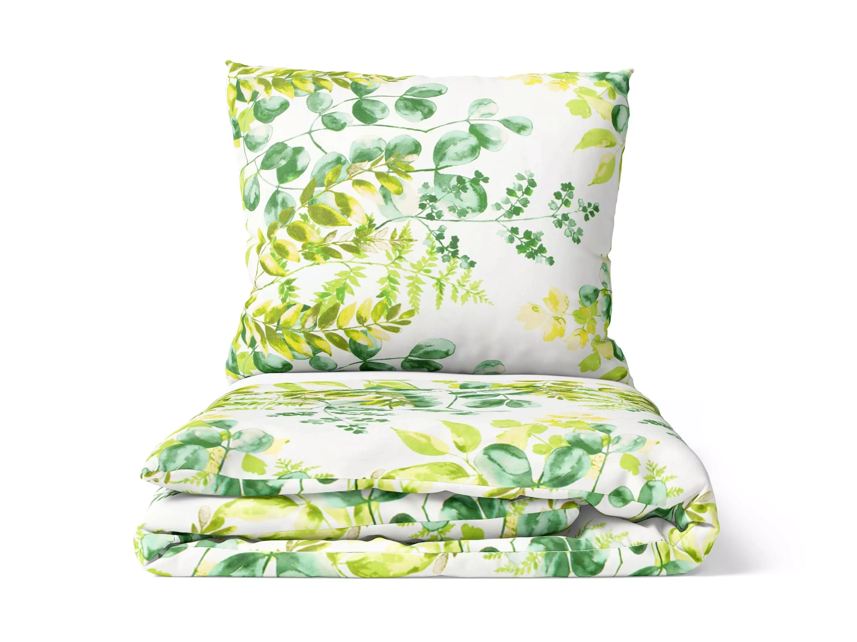 Bavlnené obliečky Listy zelené