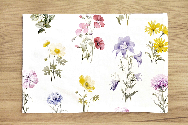 Bavlnené prestieranie na stôl Lúčne od Darré