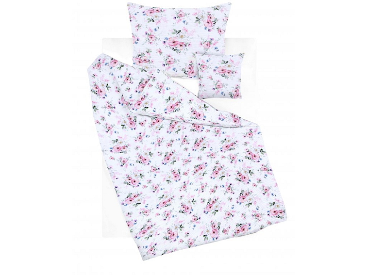 Krepové obliečky Spring - biela