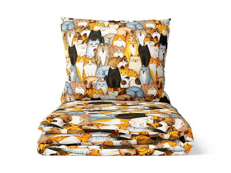 Bavlnené obliečky Mačky