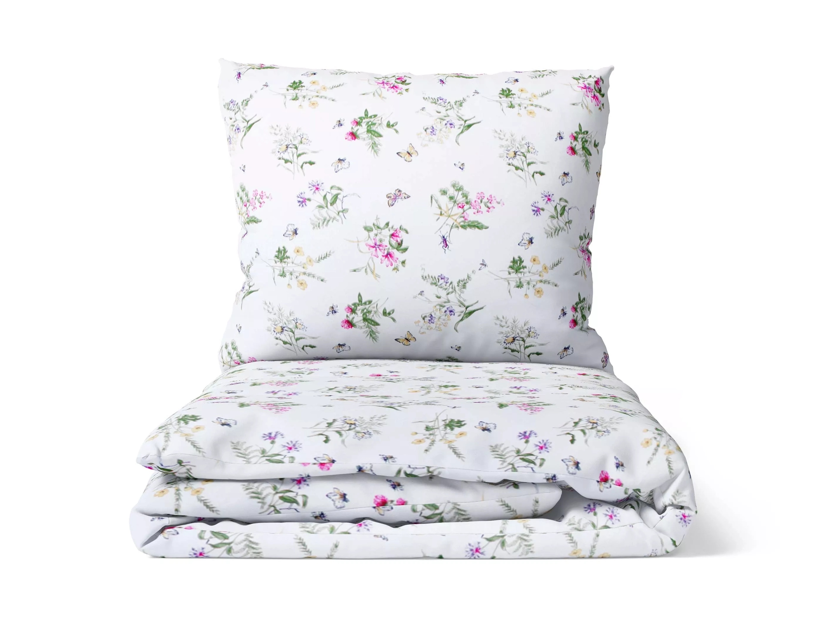 Bavlnené obliečky Kúzlo byliniek - biela