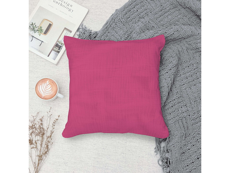 Mušelínová obliečka na vankúšik Fuchsia