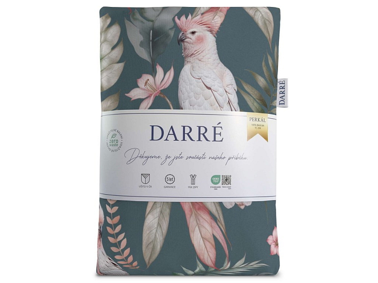 Bavlnené obliečky Tropický vánok staroružovej - duo