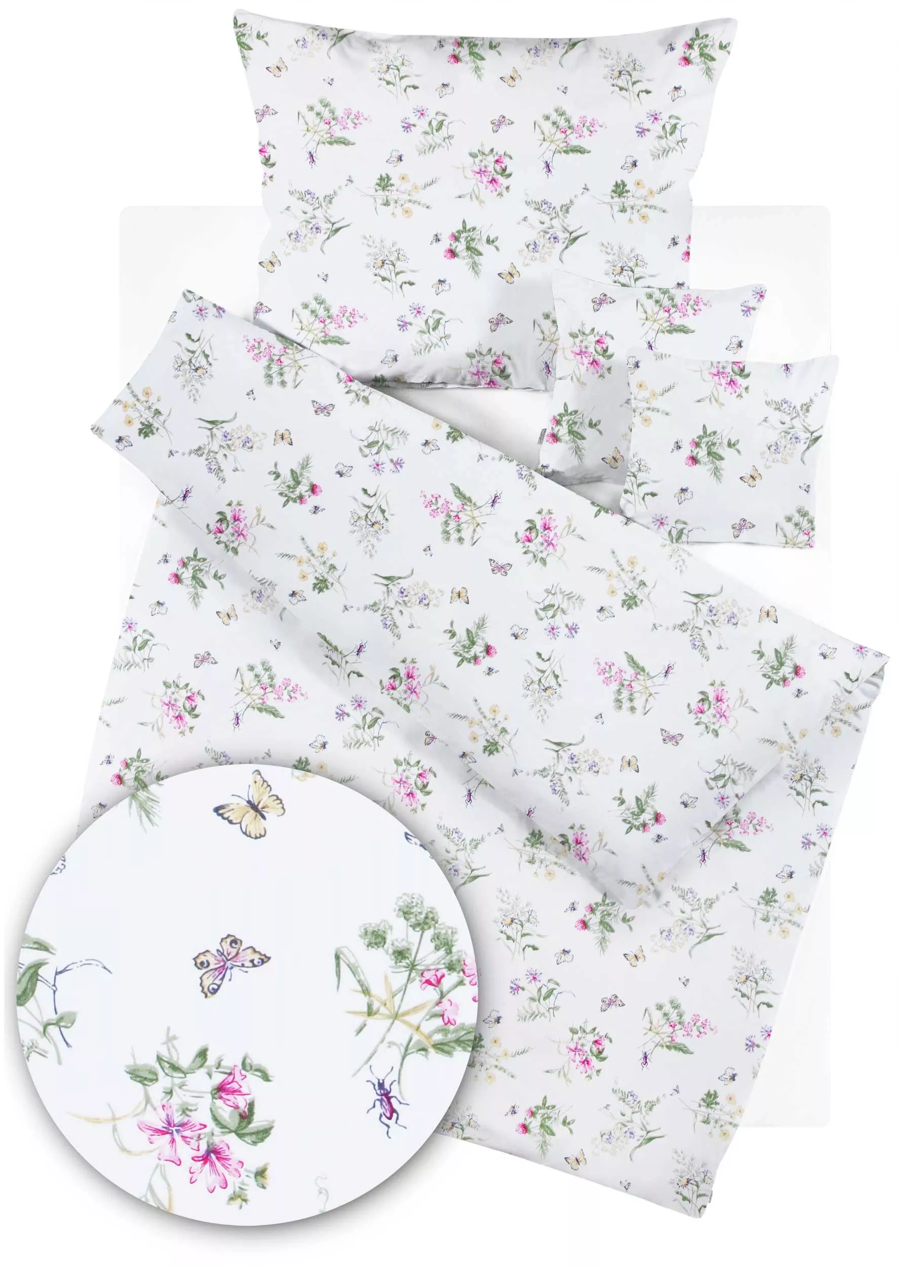 Bavlnené obliečky Kúzlo byliniek - biela