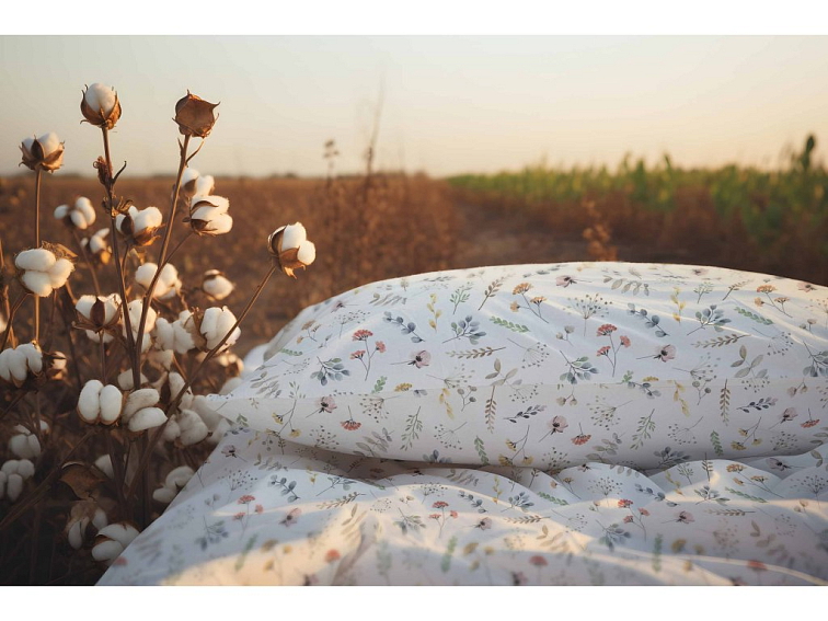 Bavlnené obliečky Farebný kvietok