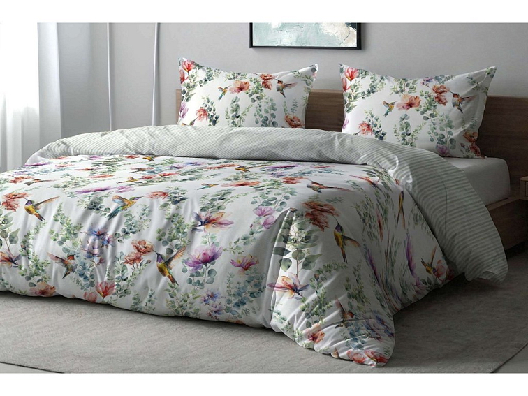 Bavlnené obliečky Kolibrík - farebný 2