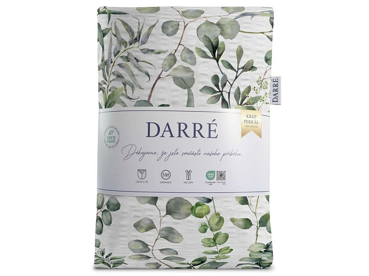 Krepové obliečky Listy eukalyptu