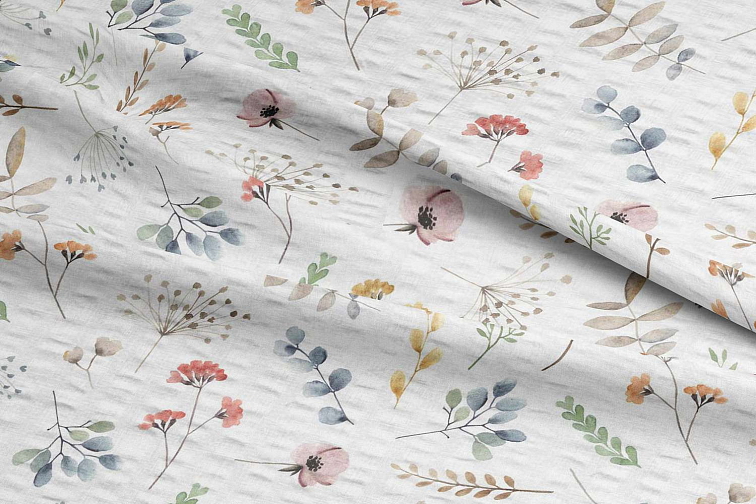 Krepové obliečky Farebný kvietok