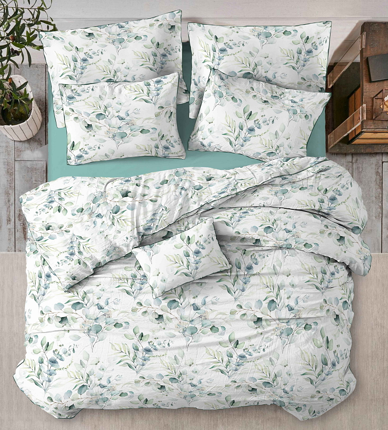 Saténové obliečky Eukalyptus od Darré
