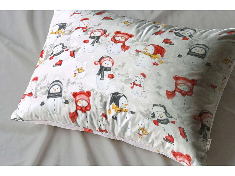 Bavlnené obliečky Snehuliaci