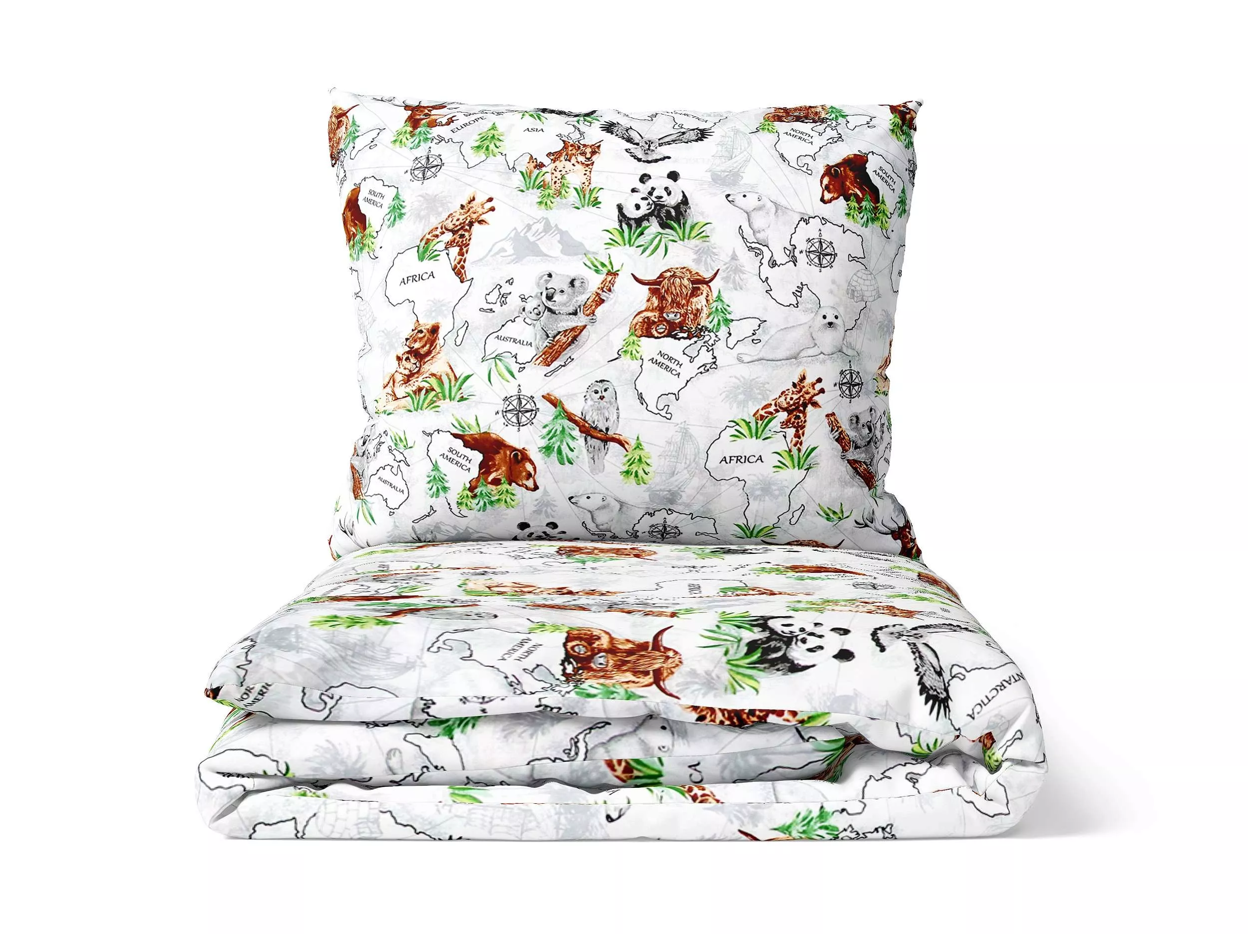 Bavlnené obliečky Svet zvierat