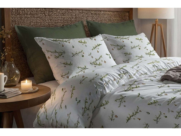 Bavlnené obliečky Vianočné vetvičky