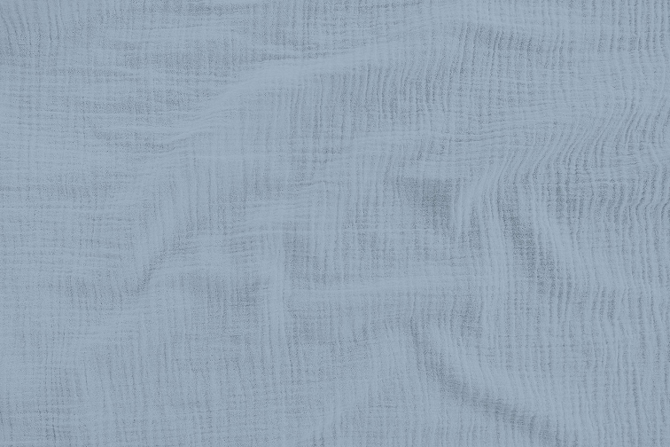 Mušelínová obliečka na vankúšik Sky blue