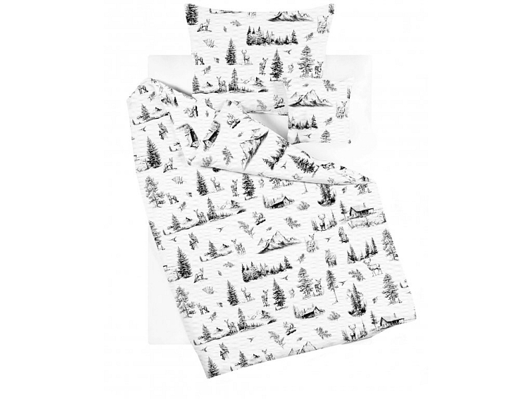 Krepové obliečky Divoká príroda