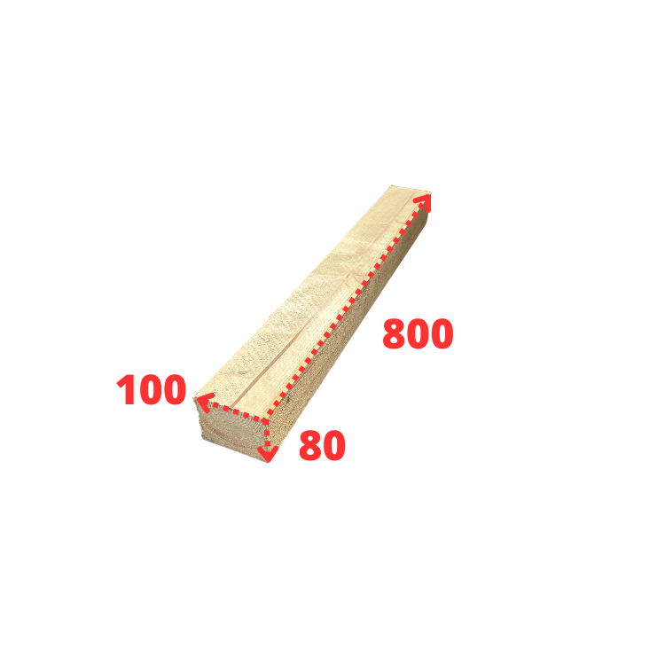 Podkladový hranol 100x80x800 mm