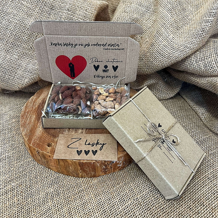 Dárková krabička 2x50g SLANÁ Z LÁSKY