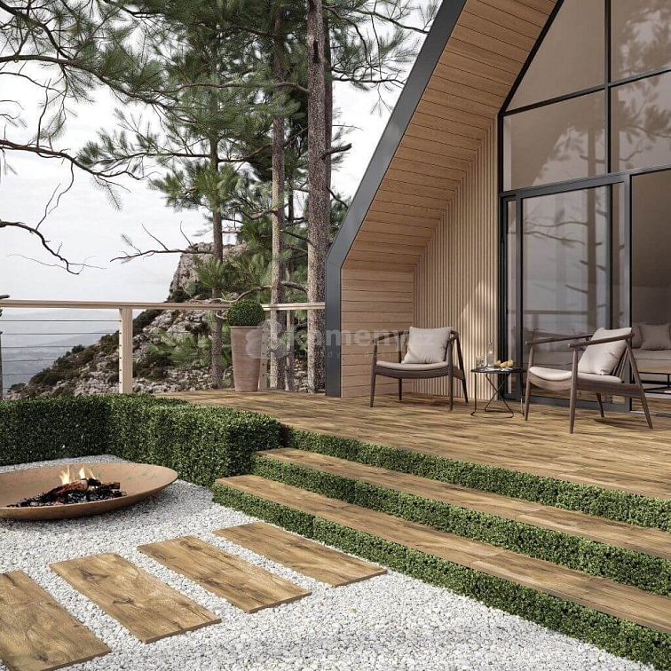 Seviano TR Brown keramická dlažba 1,8 cm - 120 x 30 x 1,8 cm