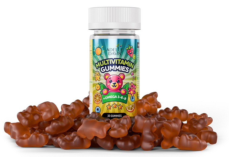 Adelle Davis - Multivitamin Gummies pre deti, 30 dávok