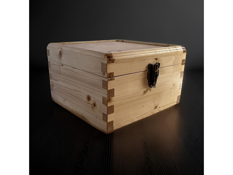 Drevená krabička pre 2 flaše 0,7l.