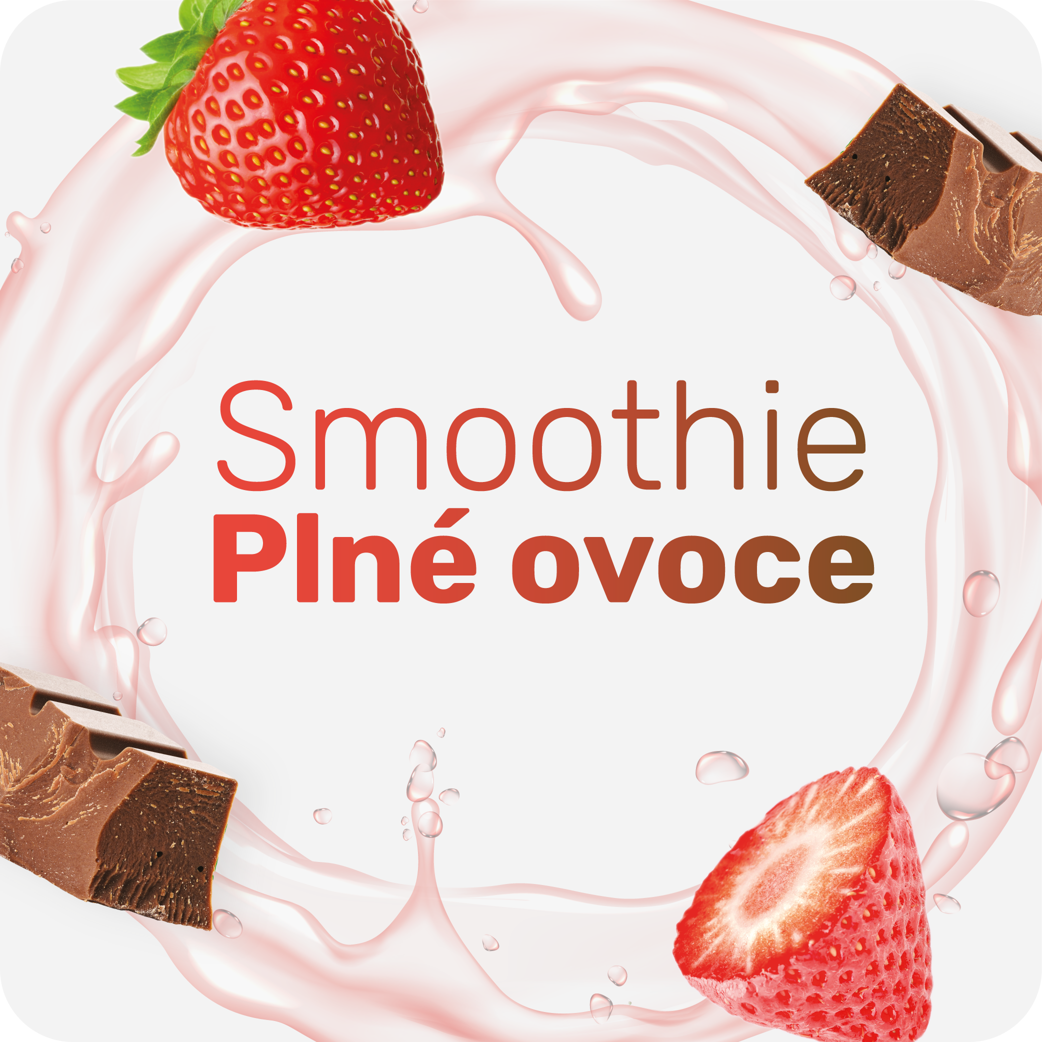 MPF Protein Smoothie Jahoda čokoláda 900 g