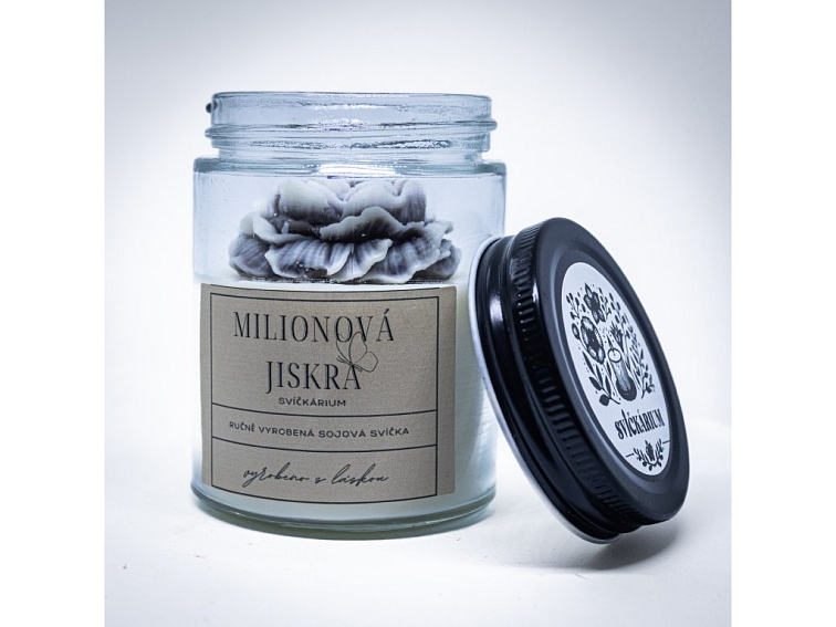 Vonná svíčka ve skle - MILIONOVÁ JISKRA (190g)