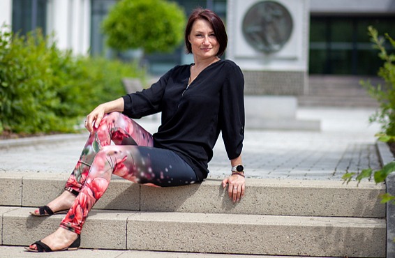 Dámské legíny - Máky za noci