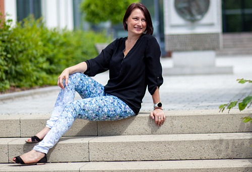 Dámské legíny - V pugétu lučních květů