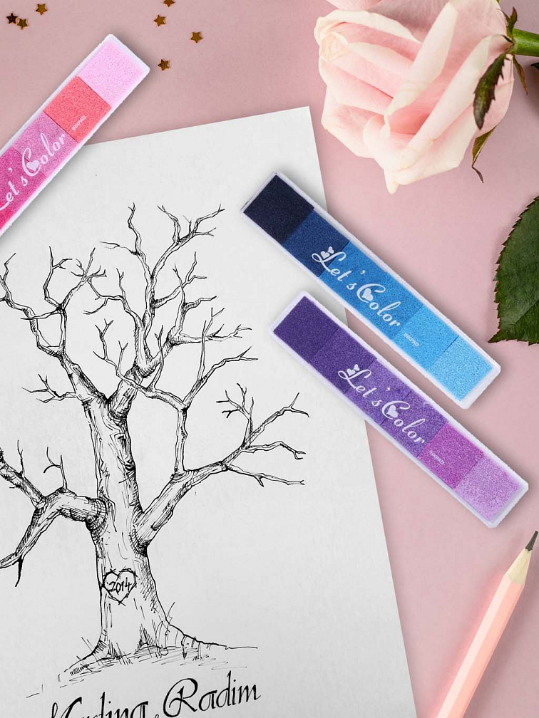 Razítkovací polštářky pro otisky prstů