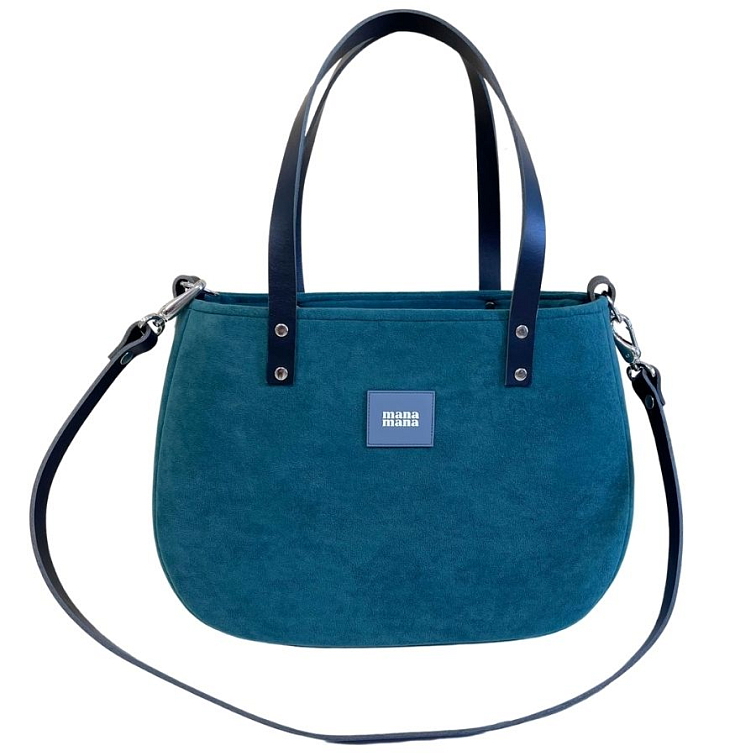 Kabelka Ruby MANA MANA Zelená/Černá kůže