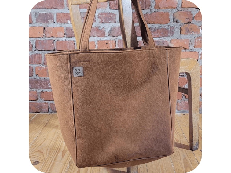 Velká kabelka Lazy HAIROO Hnědá