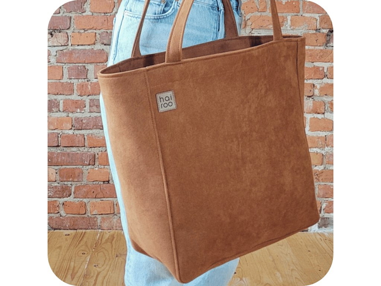 Velká kabelka Lazy HAIROO Hnědá