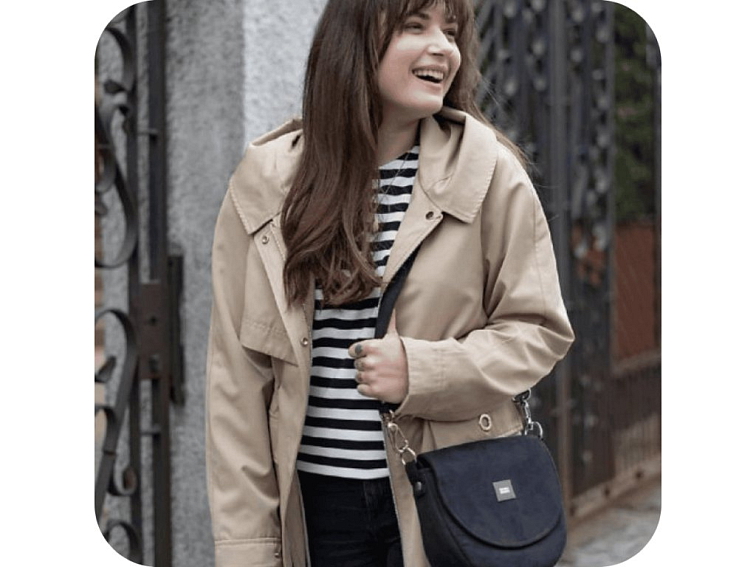 Malá kabelka MANA MANA Černá/Černá