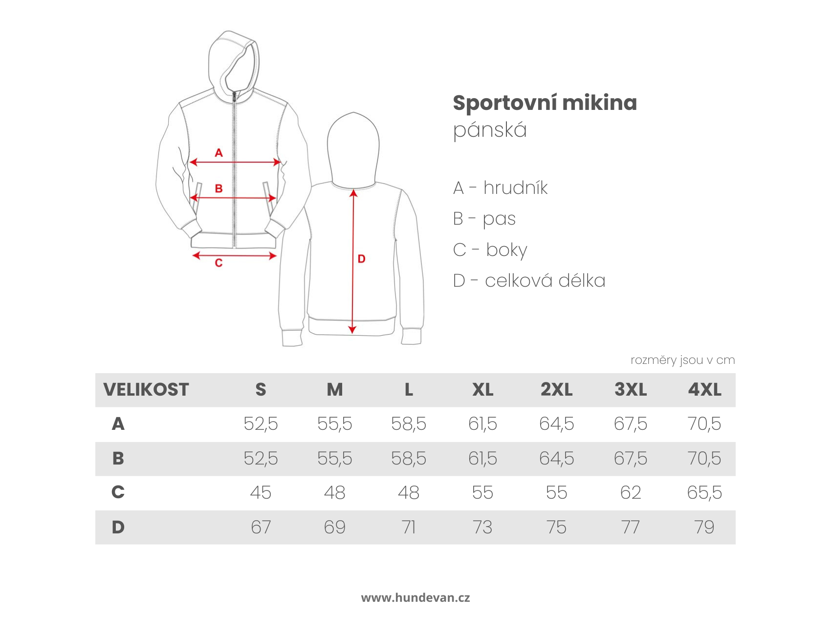 Arrak Sportovní mikina (pánská)