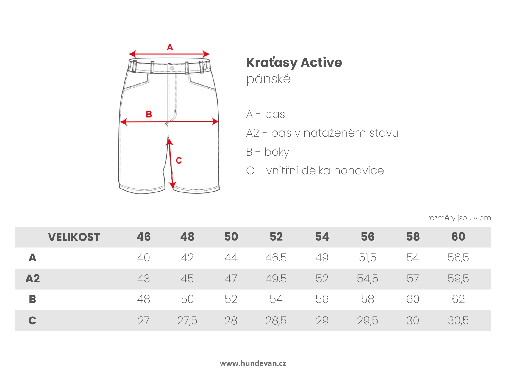 Kraťasy Active Shorts (pánské)