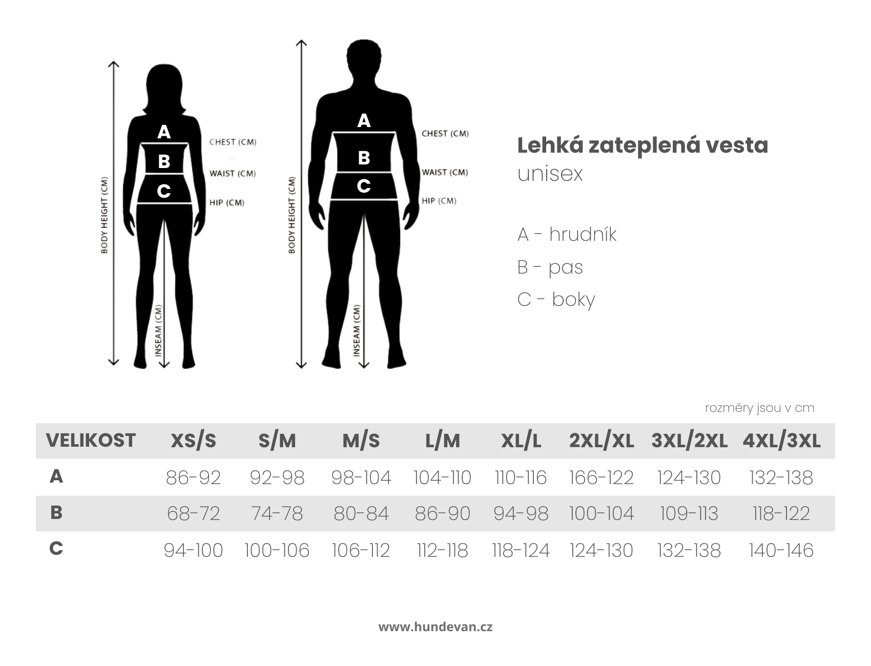 DogCoach Lehká zateplená vesta (unisex)